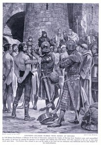 स्टीफन के सैनिकों ने 1920 के डेविएज़ में शहद के साथ मला द्वारा रिचर्ड केटन वुडविले जूनियर